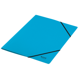 Leitz Carpeta Recycle con Gomas DIN A4, Cartón Reciclable 100% Color Azul