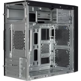 Inter-Tech IT-6505 Retro Micro Torre PC micro ATX Negra - Chasis Computadora de Sobremesa Compacta