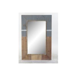 Espejo de pared DKD Home Decor Azul Blanco Natural 60 x 3,5 x 89,5 cm Precio: 73.68999946. SKU: S3021855