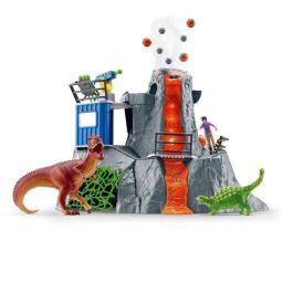 Schleich 42564 - Set de Juego Gran Volcán con Dinosaurios - Gama Dinosaurs