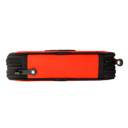 Antartik Plumier Escolar Doble Cremallera Rojo 28 Piezas (12 Rotuladores, 12 Lápices, Goma, Sacapuntas, 2 Lápices HB)