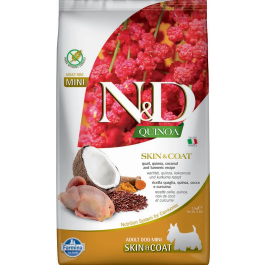Farmina N&D Dog Quinoa Skin Coat Codorniz Mini 2,5 kg Farmina N&D Dog Quinoa Skin Coat Codorniz Mini 2,5 kg Precio: 32.11076. SKU: B1868ZEF4B