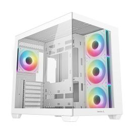 DeepCool CG530 4F White Midi Tower PC ATX ITX micro ATX Blanco Ventana Vidrio Iluminación USB 3.2 Precio: 94.68999958. SKU: B1EBY56ZZ9