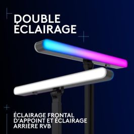 Iluminación de acento RGB dual: Litra Beam LX muestra tonos de piel naturales y una apariencia radiante, iluminación de acento frontal Al