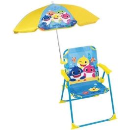 FUN HOUSE Baby Shark Silla de camping plegable con sombrilla - H.38.5 x W.38.5 x D.37.5 cm + sombrilla ø 65 cm - Para niños Precio: 35.58999983. SKU: B1872VW8SN
