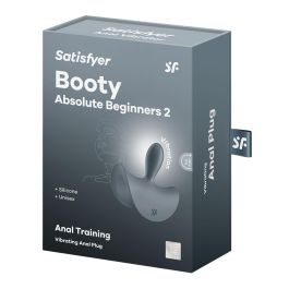 Vibrador Anal Negro Satisfyer Azul Gris Vibrador Anal Negro Satisfyer Azul Gris
