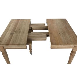 Mesa de Comedor Home ESPRIT Natural Abeto 100 x 100 x 78 cm