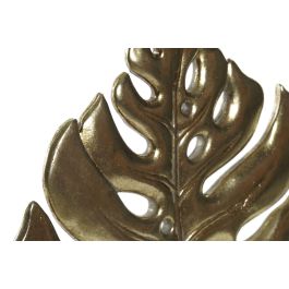 DKD Home Decor Figura Decorativa Hoja Tropical de Resina y Metal Dorado y Negro 34 x 25.5 x 6 cm DKD Home Decor Figura Decorativa Hoja Tropical de Resina y Metal Dorado y Negro 34 x 25.5 x 6 cm