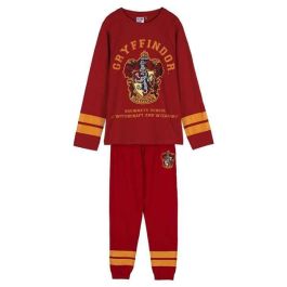 Cerdá Pijama Largo Single Jersey Harry Potter DARK RED Talla 8 años