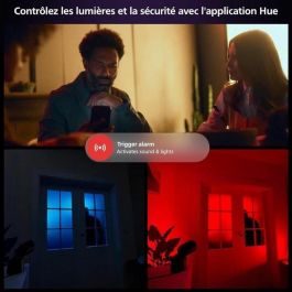 Philips Hue AUC1717288367677 Cámara Secure con cable HD 1080P Interior o exterior Control con una sola aplicación Blanca