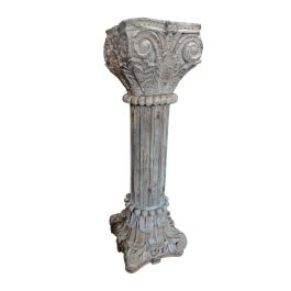 DKD Home Decor Columna Item Home Natural Madera Tallada 25 x 120 x 25 cm Precio: 289.49999958. SKU: B17XDN8P95