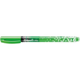 Pelikan Inky 273 Neon Bolígrafo Cilíndrico Verde 0.5 mm Ambidextro, Plástico con Clip