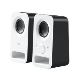 Logitech Altavoces Z150 2.0 Blancos 6W, Sistema de Sonido Estéreo Compacto para Escritorio