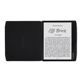 Pocketbook Funda Libro N-FP-PU-700-GG-WW para Era Stardust Silver/Sunset Copper Negro