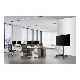 Neomounts NM-M1700BLACK Carrito para Pantallas de 32-75", 50 kg, Altura Ajustable 104-154 cm, VESA 200x200-600x400, Negro