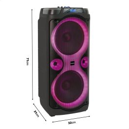 Altavoces Ibiza COLUMBA KARAOKE Negro