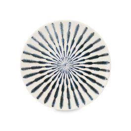 Plato Postre Porcelana Vessia 20 cm Azul y Blanco (24 Unidades) Plato Postre Porcelana Vessia 20 cm Azul y Blanco (24 Unidades)