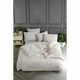 Juego de Cama ASI8684283020133 - Funda Nórdica 220x240 cm + 2 Fundas Almohada 60x60 cm - 70% Algodón, 30% Poliéster - Beige