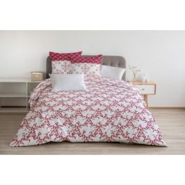 Home Linge Passion Juego Nórdico 220x240 cm HOM3701393702065 Funda Nórdica + 2 Fundas de Almohada 100% Algodón 57 Hilos Burdeos