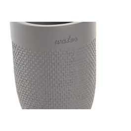 Vaso Basicos DKD Home Decor Gris 8 x 10.5 x 8 cm Vaso Basicos DKD Home Decor Gris 8 x 10.5 x 8 cm