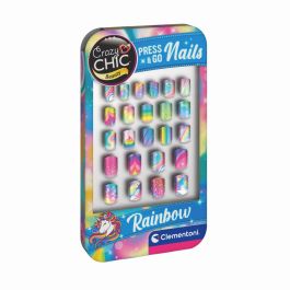 Clementoni Press & Go Nails - Rainbow Display para Niñas, Uñas Postizas Adhesivas, A partir de 6 Años Clementoni Press & Go Nails - Rainbow Display para Niñas, Uñas Postizas Adhesivas, A partir de 6 Años