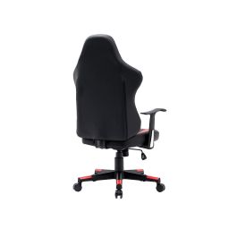 Silla Q-Connect Gaming Orvieto Simil Piel Base Metalica Alt Max 1200 Anc 650 Prof 650 mm Ruedas Premium Negro Rojo