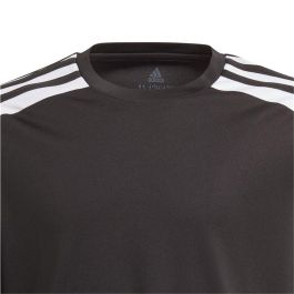 Camiseta de Fútbol de Manga Corta para Niños Adidas Squad 21 Negro M