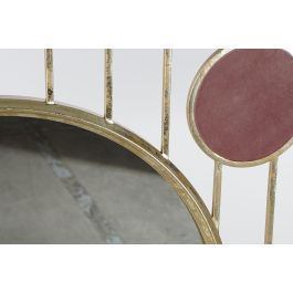 Espejo Sixties DKD Home Decor Dorado Rosa 2 x 100 x 100 cm Espejo Sixties DKD Home Decor Dorado Rosa 2 x 100 x 100 cm