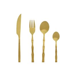 Cuberteria Basicos DKD Home Decor Dorado 7 x 24 x 15 cm Set de 16 Precio: 30.50000052. SKU: B1J22HWHBE