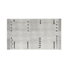 Dunlop Regla De Medicón / Pulgadas & Mm Para Ajuste De Instrumentos Musicales