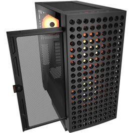 COUGAR Airface ECO Midi Tower PC ARGB Negro - Caja gaming con ventana, filtros y gestión de cables