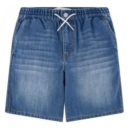 Pantalones Cortos Infantiles Levi's Relaxed Pull On Make Me Azul Acero Infantil Hombre S