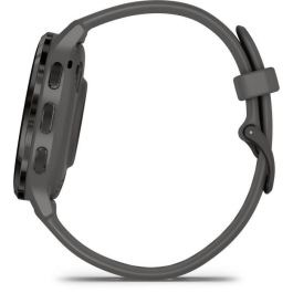 Reloj GPS conectado - GARMIN - Venu 3S - 30,4mm (1.2) - Acero gris, caja gris oscuro y correa de silicona gris oscuro