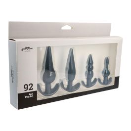 Plug Anal Pick&Love Nº 92 Negro 4 Piezas