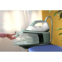 Generador de vapor PHILIPS PSG3010/70 - Compacto y práctico - Depósito de agua de 1,2L - Efecto prensado - Sistema antical inteligente Generador de vapor PHILIPS PSG3010/70 - Compacto y práctico - Depósito de agua de 1,2L - Efecto prensado - Sistema antical inteligente