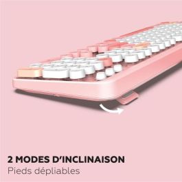 Combo teclado + mouse inalámbrico - MOBILITY LAB - Pure Color - Rosa - Diseño ergonómico - Escritura discreta Combo teclado + mouse inalámbrico - MOBILITY LAB - Pure Color - Rosa - Diseño ergonómico - Escritura discreta
