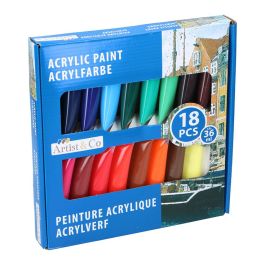 Set 18 pinturas acrílicas 36 ml artist&co