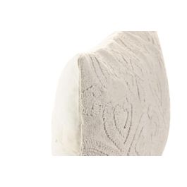 DKD Home Decor India 24 Cojín Crudo Bordado a Mano Algodón 30 x 50 cm (2 Unidades)