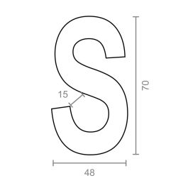 Edm Gancho en forma de s cg23 6 x 70 mm Zincado Blister 2 uds Acero