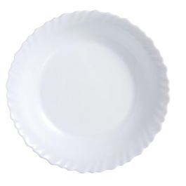 Luminarc Plato Llano Feston de Vidrio Opal Templado Extra Resistente 25 cm - Apto Microondas, Lavavajillas y Apilable Precio: 1.49999949. SKU: S2703906