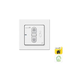 Schellenberg Reloj temporizador inalámbrico para persianas 20036, control remoto e interruptor de pared, programable, hasta 5 unidades