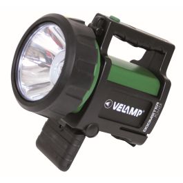 Foco de mano LED recargable Velamp DOOMSTER POWER 5 W 350 lm Negro