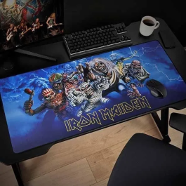 Subsonic SUB3701221702748 Alfombrilla de Ratón XXL Iron Maiden Licencia Oficial 90 cm x 40 cm Alfombrilla de Escritorio para Juegos