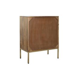 Comoda DKD Home Decor Marron Oscuro Dorado 40 x 90 x 70 cm