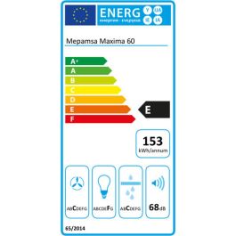 Campana Convencional Mepamsa MAXIMA 60V2 60 cm Acero