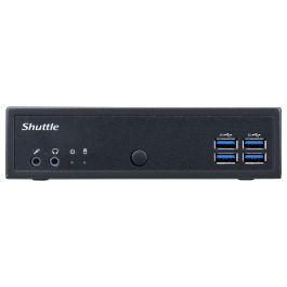 Shuttle DL30N Mini PC Barebone, Intel N100, DDR5-SDRAM, 65W, Negro