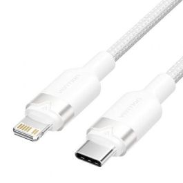 Cable USB Tipo-C Lightning Vention LALWF/ USB Tipo-C Macho - Lightning Macho/ 27W/ 480Mbps/ 1m/ Blanco Precio: 7.865000254099999. SKU: B19SLFMZ7Y