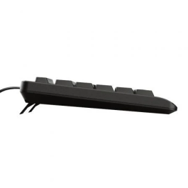 Trust Teclado TK-150 USB 2.0 con Cable, Longitud 180 cm, Color Negro, Resistente a Salpicaduras