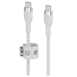 Belkin CAB011BT3MWH Cable USB-C a USB-C Trenzado BoostCharge Pro Flex 3M Blanco para Carga Rápida y Sincronización Precio: 22.49999961. SKU: B14P3DCHML