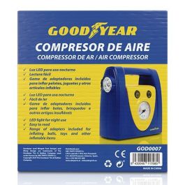 Compresor Aire 50 Psi 3.5 Bar Goodyear 3 A 60 Ah Cs6 GOD0007 Compresor Aire 50 Psi 3.5 Bar Goodyear 3 A 60 Ah Cs6 GOD0007